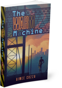 A paperback mockup of The Warm Machine.